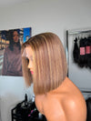 10” highlighted bob wig